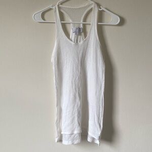adidas by Stella McCartney White Layered Mesh Tank Top